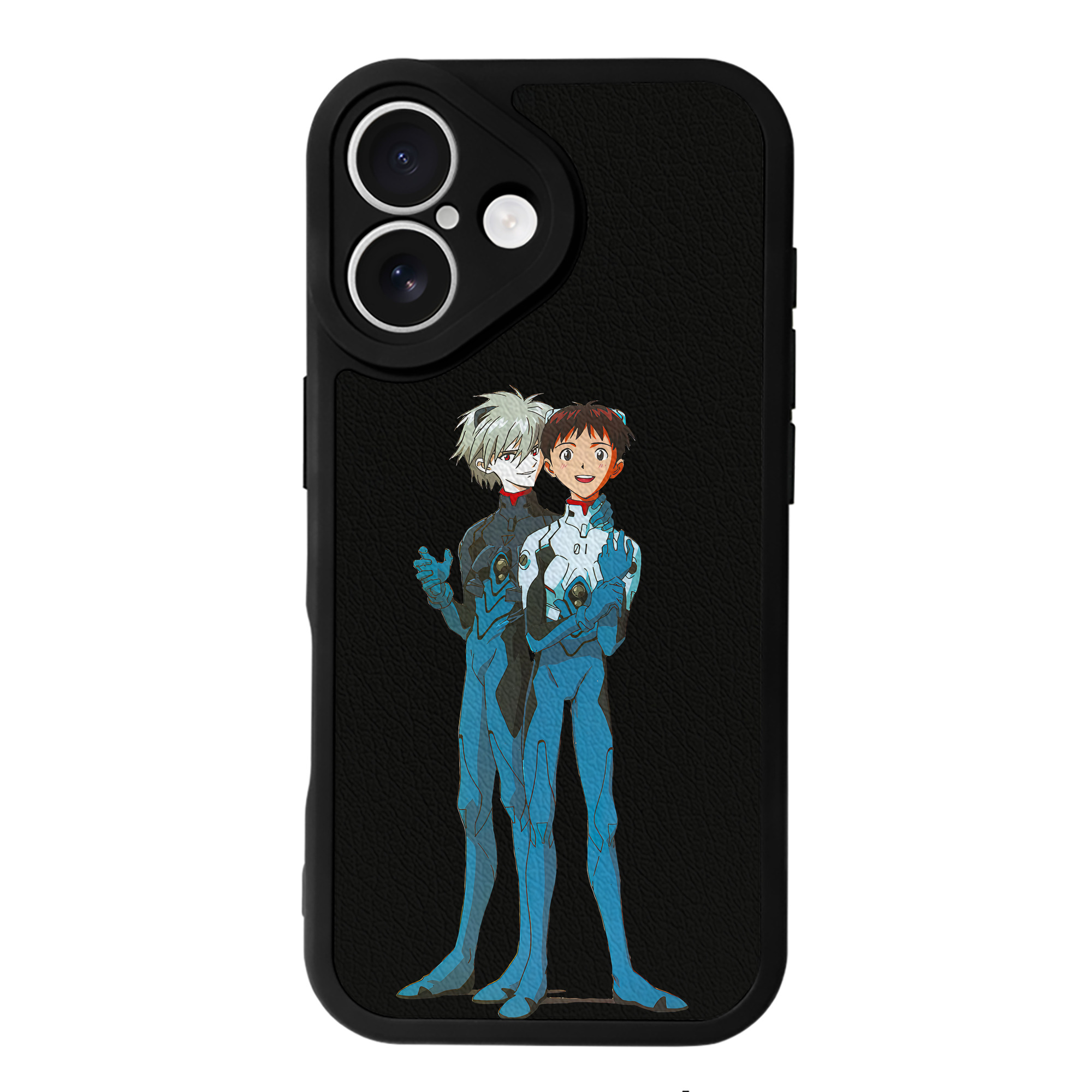 （画像用） EVA 新世紀エヴァンゲリオン 【iPhone 16シリーズ対応】シリコンスマホケース（レザー調） 材質：シリコン